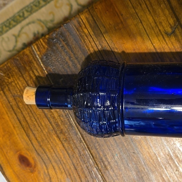 Cobalt Blue Bottle - Picture 2 of 4